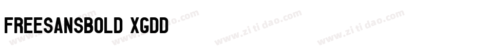 FreeSansBold-Xgdd字体转换