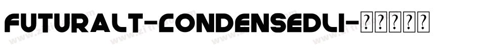 futuralt-condensedli字体转换