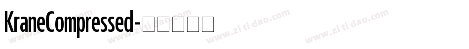 KraneCompressed字体转换