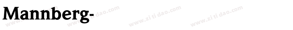 Mannberg字体转换