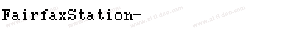 FairfaxStation字体转换