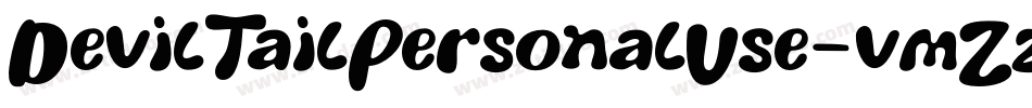 DevilTailPersonalUse-vmZ2A字体转换