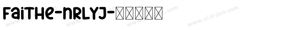 Faithe-nRLYJ字体转换