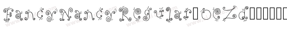 FancyNancyRegular-OeZd字体转换