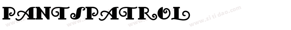 Pantspatrol字体转换