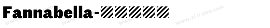 Fannabella字体转换