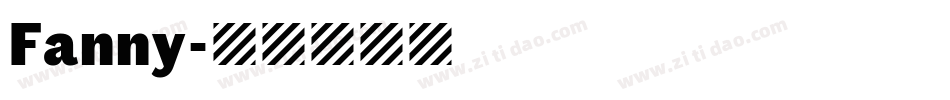 Fanny字体转换