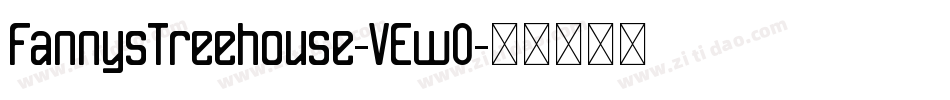 FannysTreehouse-VEw0字体转换