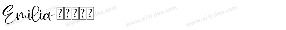 Emilia字体转换