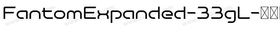 FantomExpanded-33gL字体转换