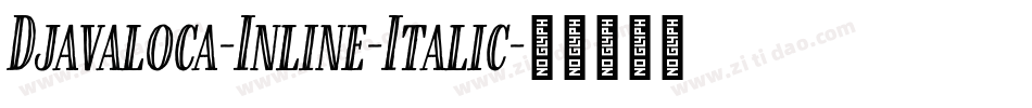 Djavaloca-Inline-Italic字体转换