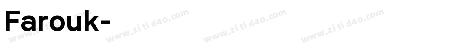 Farouk字体转换