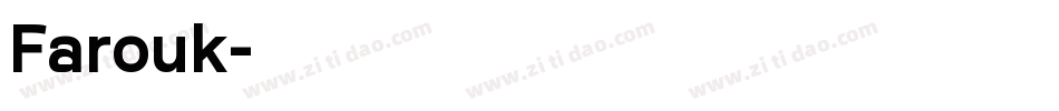 Farouk字体转换