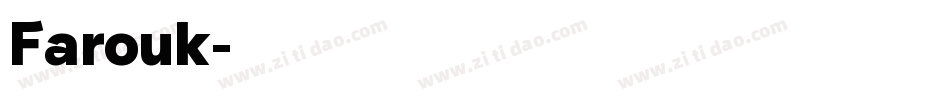Farouk字体转换