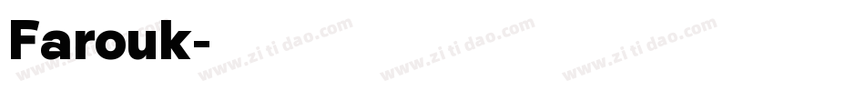 Farouk字体转换