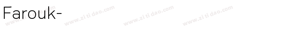 Farouk字体转换