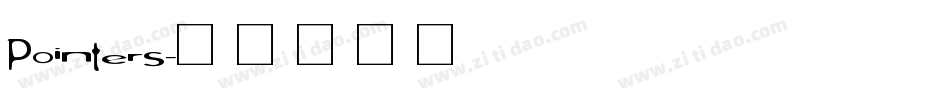 Pointers字体转换
