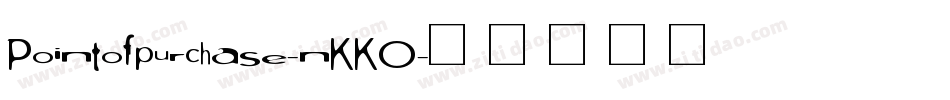 Pointofpurchase-nKKO字体转换