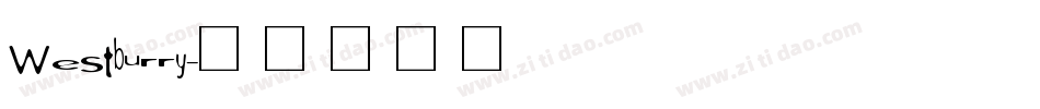 Westburry字体转换