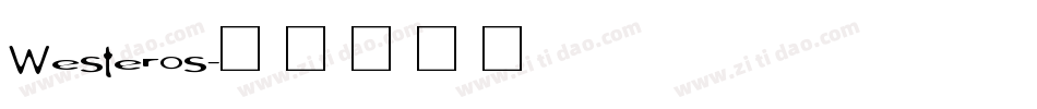 Westeros字体转换