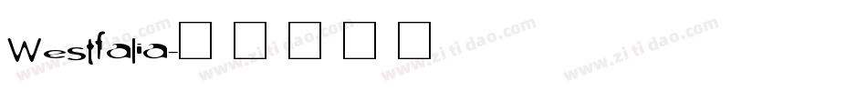 Westfalia字体转换