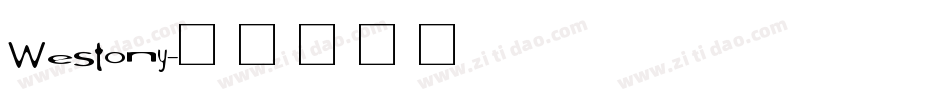 Westony字体转换