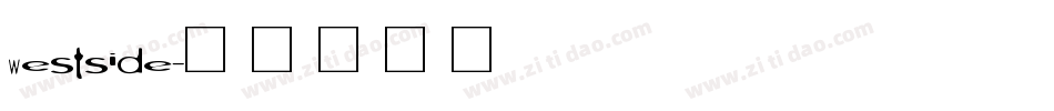 westside字体转换