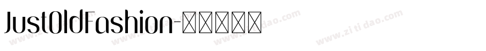 JustOldFashion字体转换