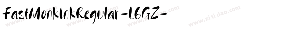 FastMonkInkRegular-L6GZ字体转换