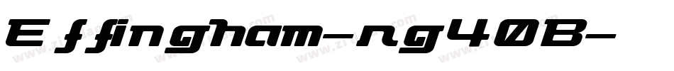 Effingham-rg40B字体转换