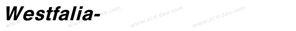 Westfalia字体转换