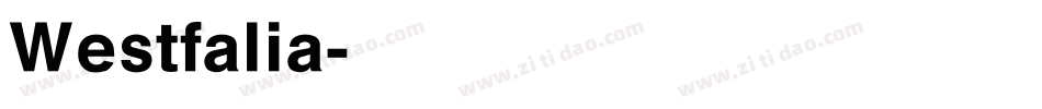 Westfalia字体转换