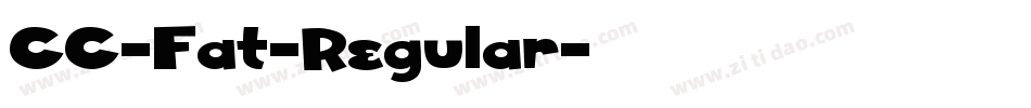 CC-Fat-Regular字体转换