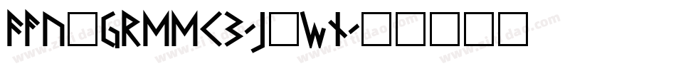 FauxGreeks-JxWn字体转换
