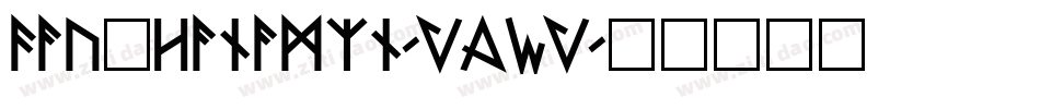 FauxHanamin-VAWV字体转换