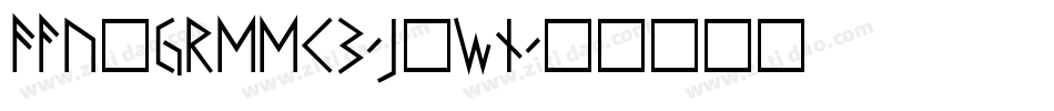 FauxGreeks-JxWn字体转换
