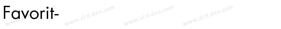 Favorit字体转换