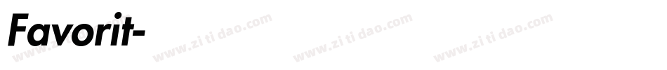 Favorit字体转换