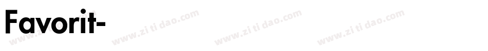 Favorit字体转换
