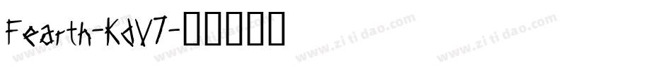 Fearth-KdV7字体转换