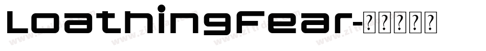LoathingFear字体转换
