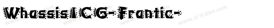 WhassisICG-Frantic字体转换