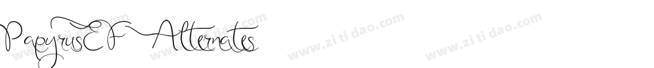PapyrusEF-Alternates字体转换