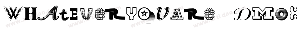 WhatEverYouAre-DMOx字体转换