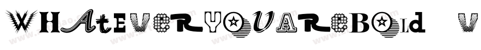 WhatEverYouAreBold-vmvjy字体转换