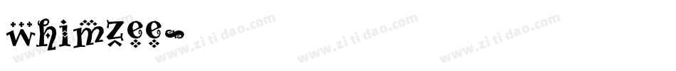 whimzee字体转换