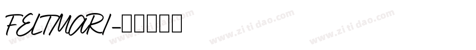 FELTMARI字体转换