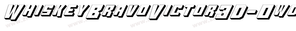 WhiskeyBravoVictor3D-0wdr字体转换