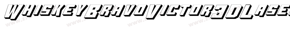 WhiskeyBravoVictor3DLaser-eaMO字体转换