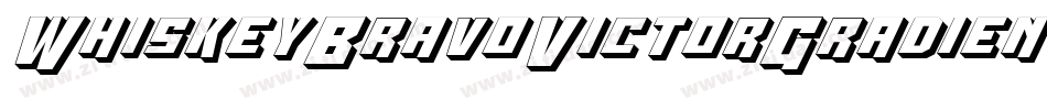 WhiskeyBravoVictorGradient-7g6E字体转换